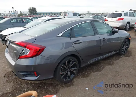 2020 Honda Civic Sport z USA, uszkodzony, nr VIN 19XFC2E83LE000856